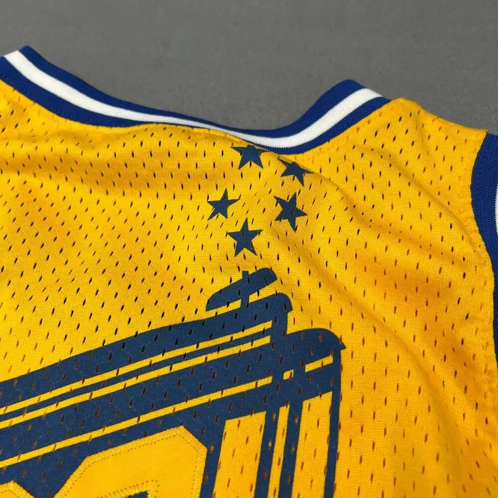 Nike Swingman Golden State Warriors Jason Richardson #23 Jersey Men's 2XL Yellow